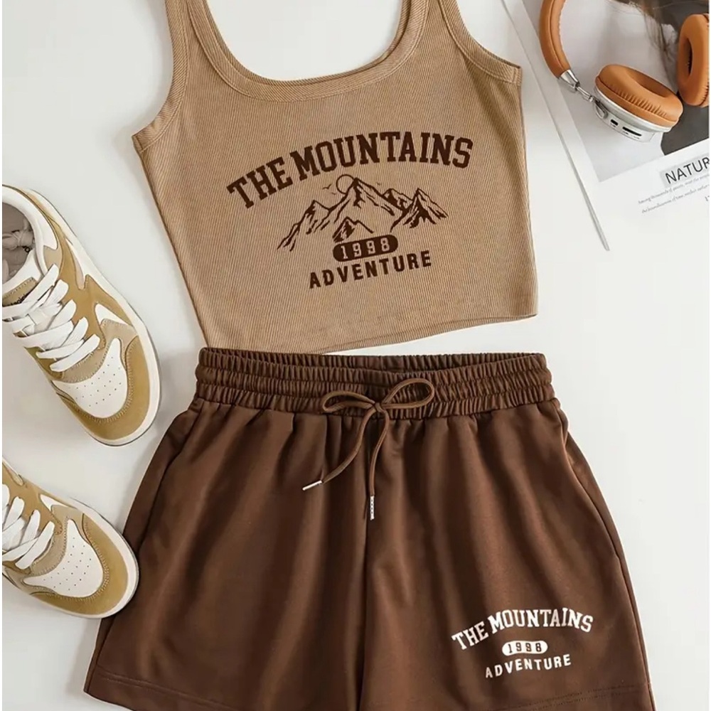 Shirt short set (size medium)